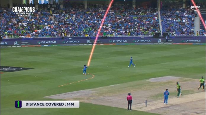 Ravindra Jadeja takes a sensational catch